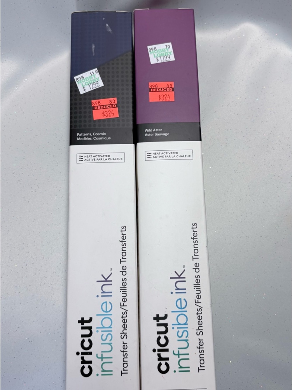 Cricut Infusible Ink Transfer Sheets - Purple & Navy